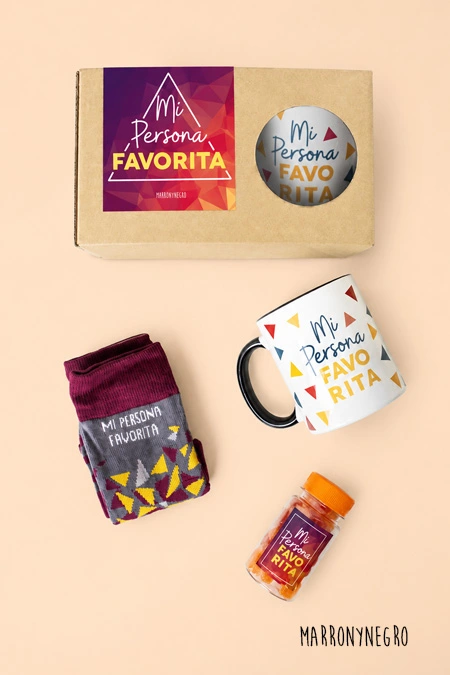 Producto: Pack Taza Mi Persona Favorita - Marronynegro