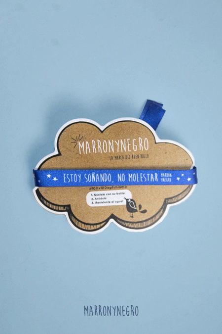 Producto: Pulsera Estoy Soñando No Molestar - Marronynegro