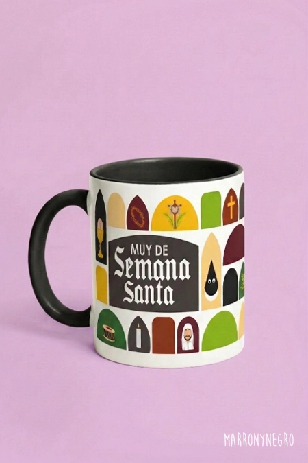 Producto: Taza Muy de Semana Santa - Marronynegro