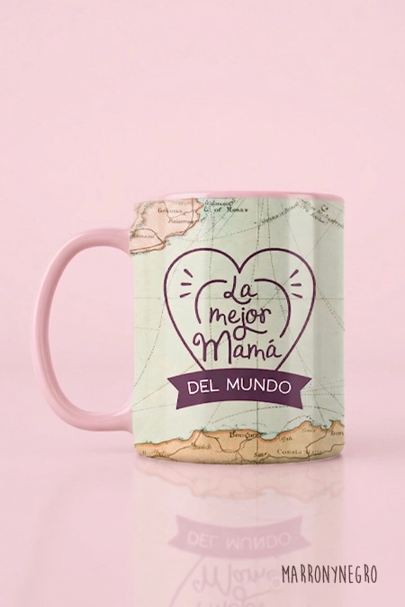 Producto: Taza La mejor Mamá del Mundo - Marronynegro