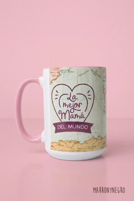 Producto: Taza La mejor Mamá del Mundo - Marronynegro