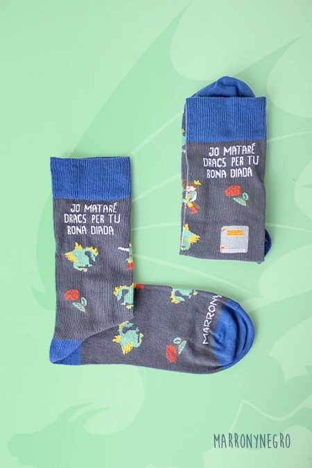 Producto: Calcetines Sant Jordi - Marronynegro