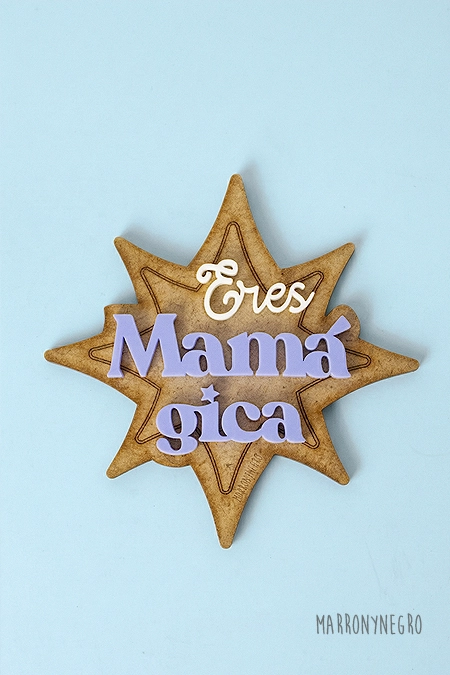 Producto: Imán Mamágica - Marronynegro