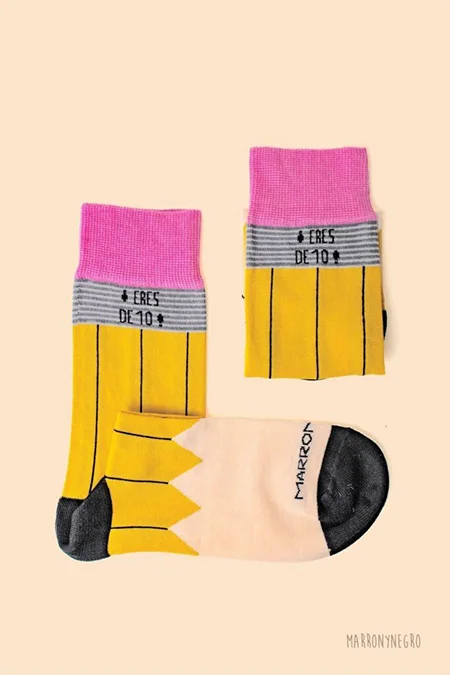 Producto: Calcetines Eres de 10 - Marronynegro