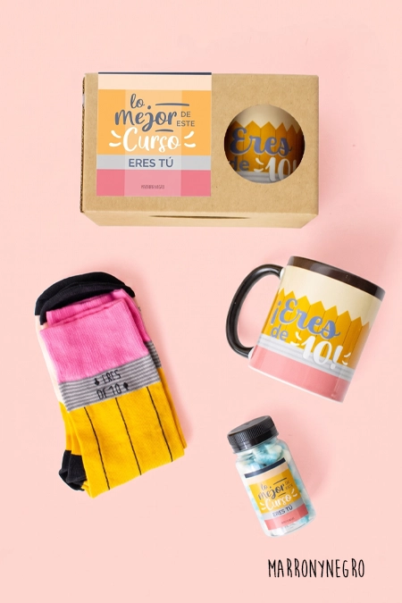 Producto: Pack Taza Eres de 10 - Marronynegro