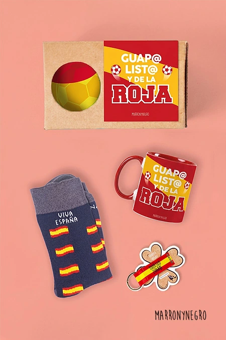 Producto: Pack Taza Guap@, List@ y de la Roja - Marronynegro