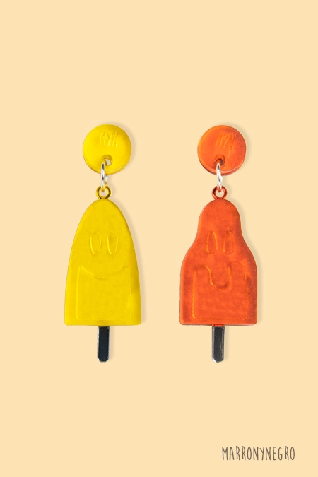 Producto: Pendientes Metacrilato Fantasmicos - Marronynegro