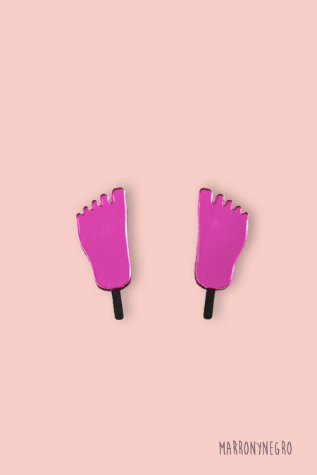 Producto: Pendientes Mini Frigopie - Marronynegro