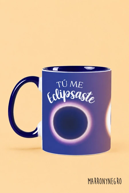 Producto: Taza Tú me eclipsaste - Marronynegro